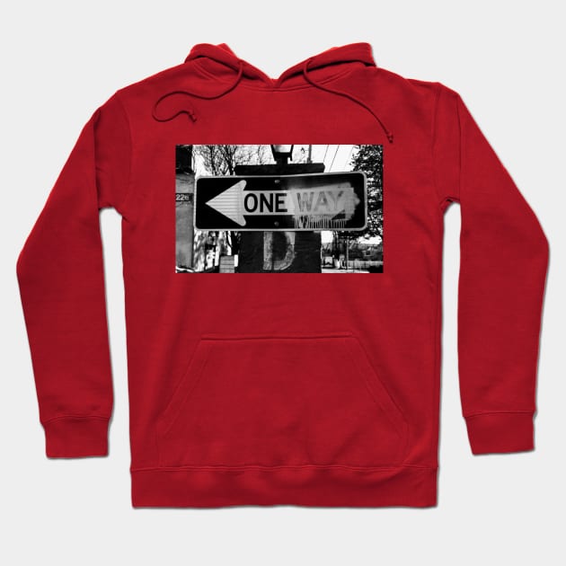 one way street Hoodie by rclsivcreative